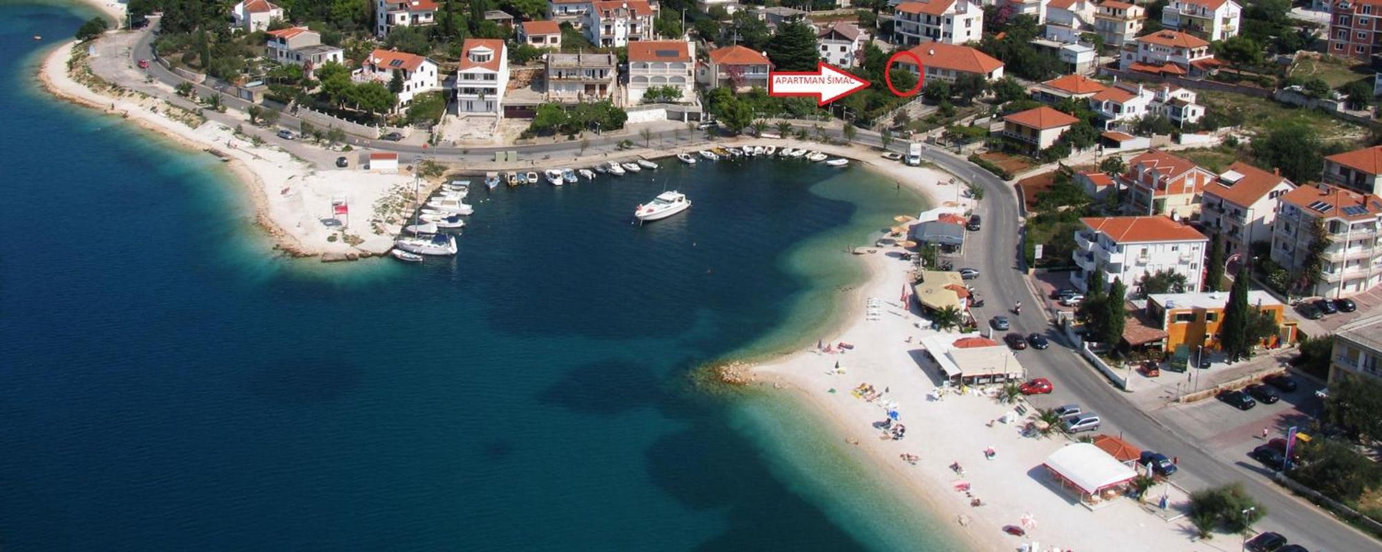 Apartman Simac Okrug Gornji Trogir Exterior foto